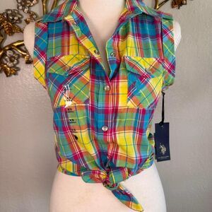 Us-polo-assn Women's Multi Blouse